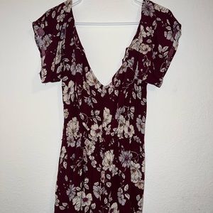 Forever 21 floral romper size M